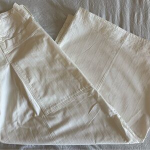 NWNT Pilcro White Wide-Leg Pants